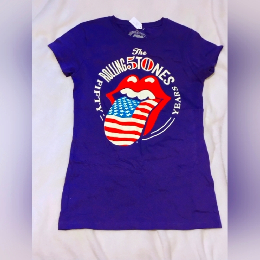 the Rolling Stones Purple Kids T-Shirt